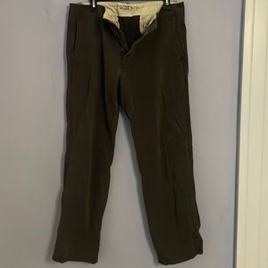 Old Navy dark grey broken in khakis